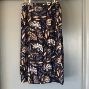 Vintage floral Wrap Skirt Dark Fairy Floral by Access Medium Whimsygoth